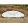 Jezírková geotextilie 500 g/m2 / 2 x 50 m tepelně fixovaná