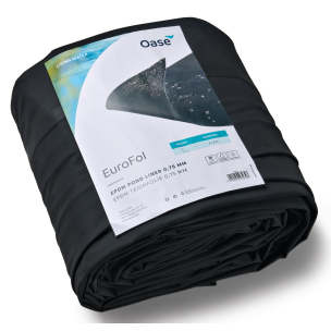 EuroFol EPDM čern&aacute; f&oacute;lie předbalen&aacute; 0,75 mm / 8 x 6 m